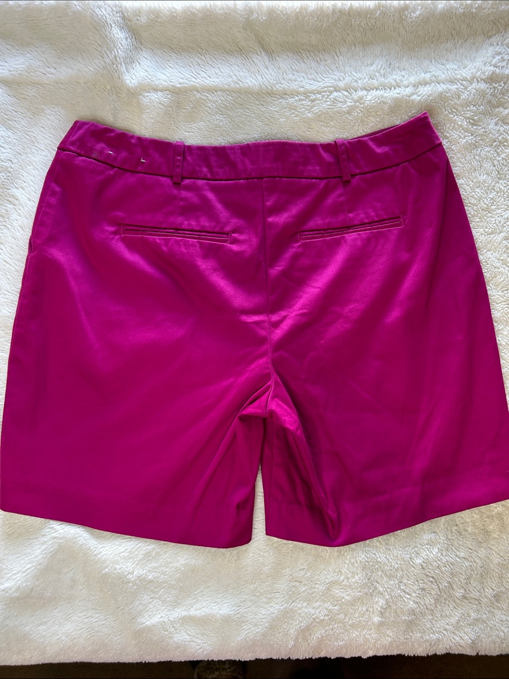 WORTHINGTON Bright Fuchsia High-Waist Tailored Shorts - Picture 3 of 5